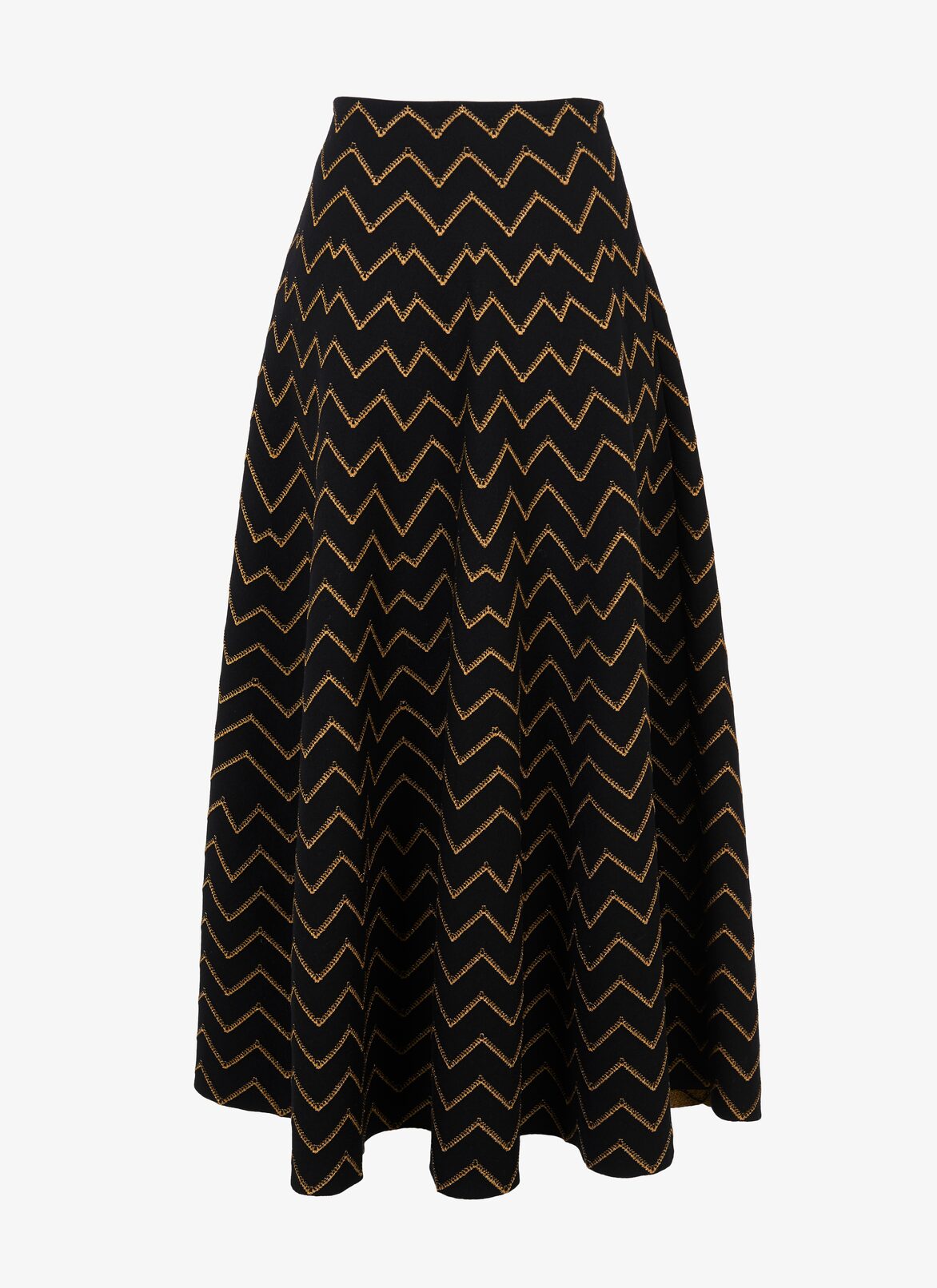SKIRT NAZARE BLACK/OR ALAÏA BLACK/GOLD  SKIRT NAZARE BLACK/OR
